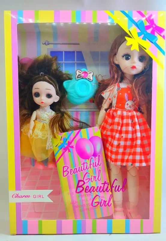 مجموعة دمية الجنية بيلا وابنتها، تغني وتتحرك بسلاسة