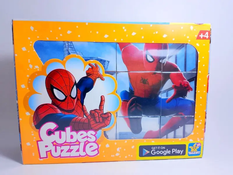 مكعبات بازل ديزني السحرية، 12 مكعبًا بـ 6 صور مختلفة