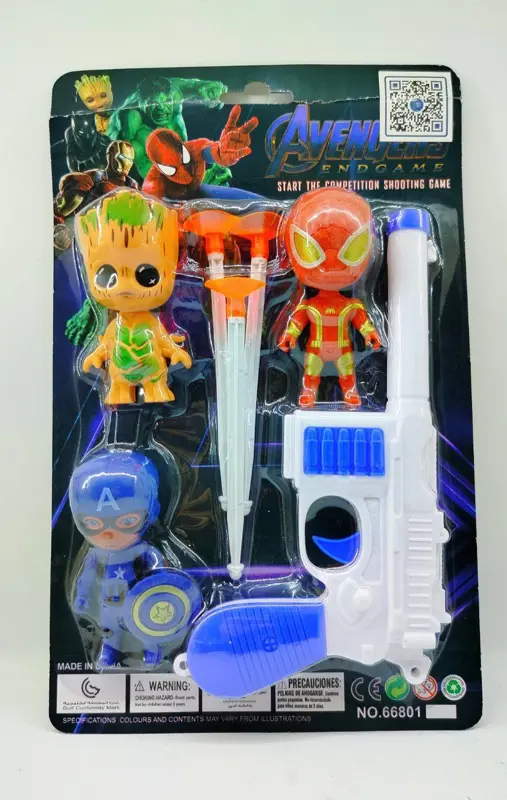 مسدس الأبطال، لعبة إطلاق الأسهم مع شخصيات أفنجرز