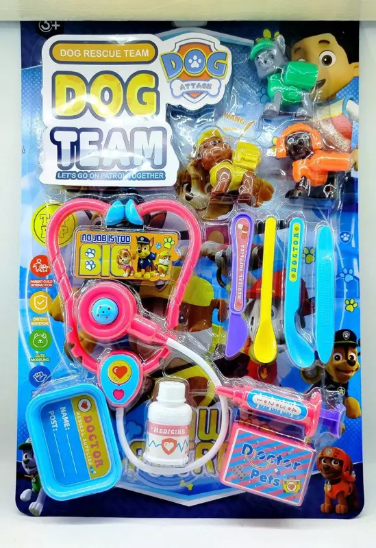 طقم طبيب باو باترول، مجموعة أدوات ومغامرات علاجية