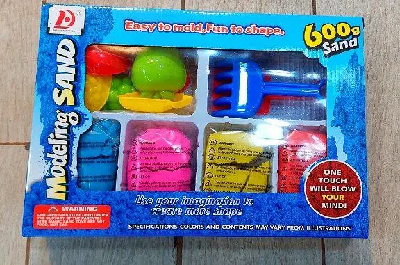 صلصال الرمل السحري، إبداع لا يلتصق ولا يجف