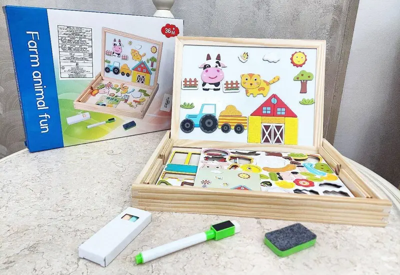 سبورة الرسم المغناطيسية بتصميم الحيوانات