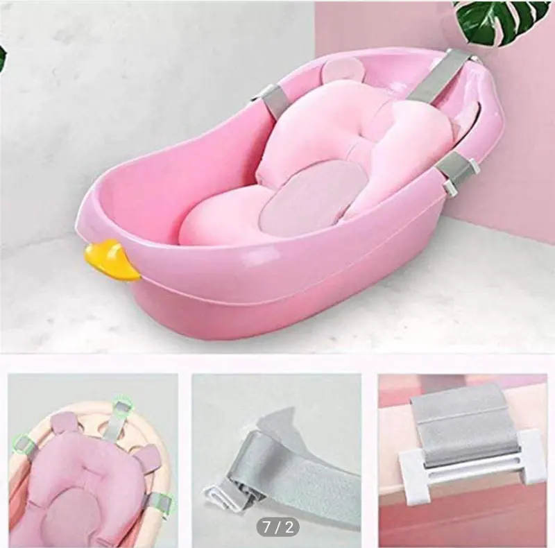 مرتبة حوض الاستحمام الآمنة للأطفال بتصميم مرح