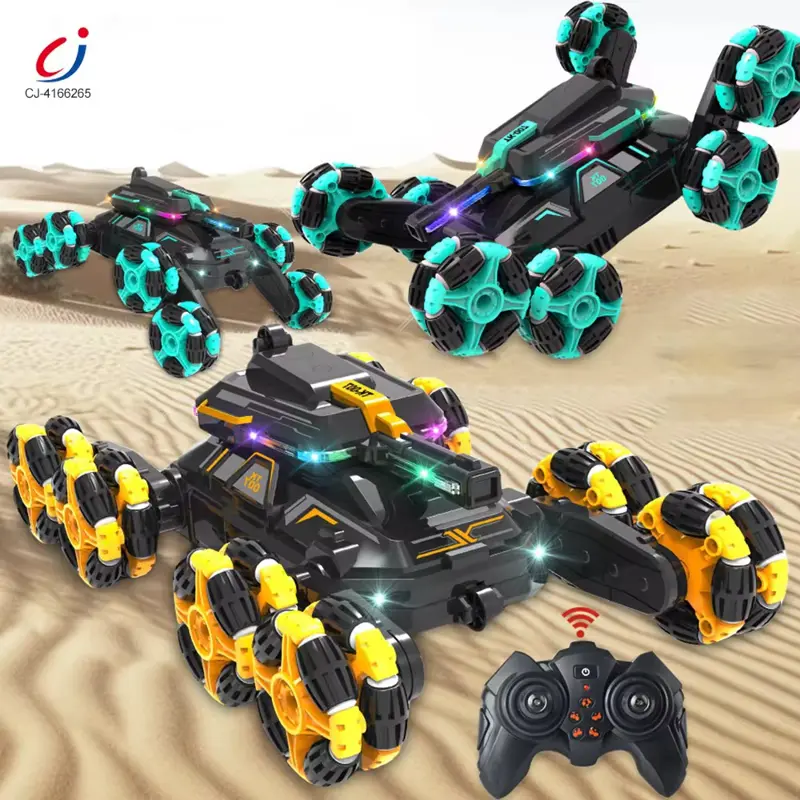 دبابة المعركة بالتحكم عن بعد 8 عجلات مع مؤثرات الدخان