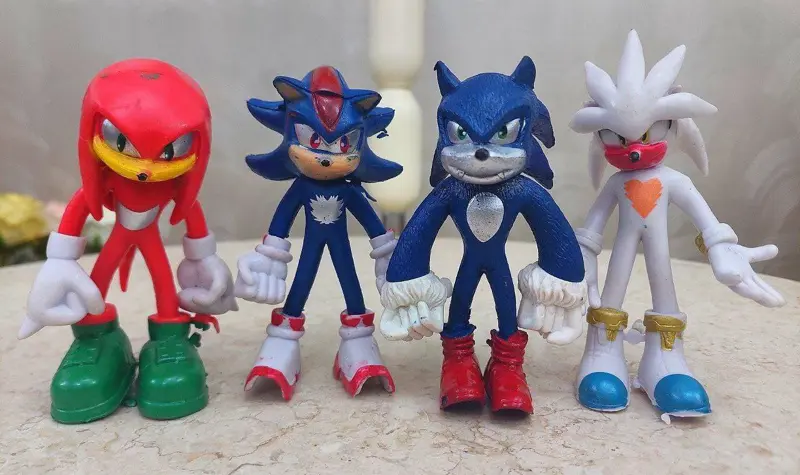 مجموعة ألعاب سونيك المتعددة 4 في 1