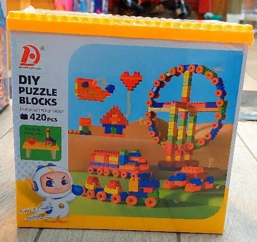 مجموعة مكعبات البناء الإبداعية 420 قطعة