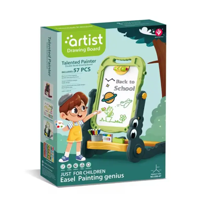 سبورة الأطفال المزدوجة مع حامل