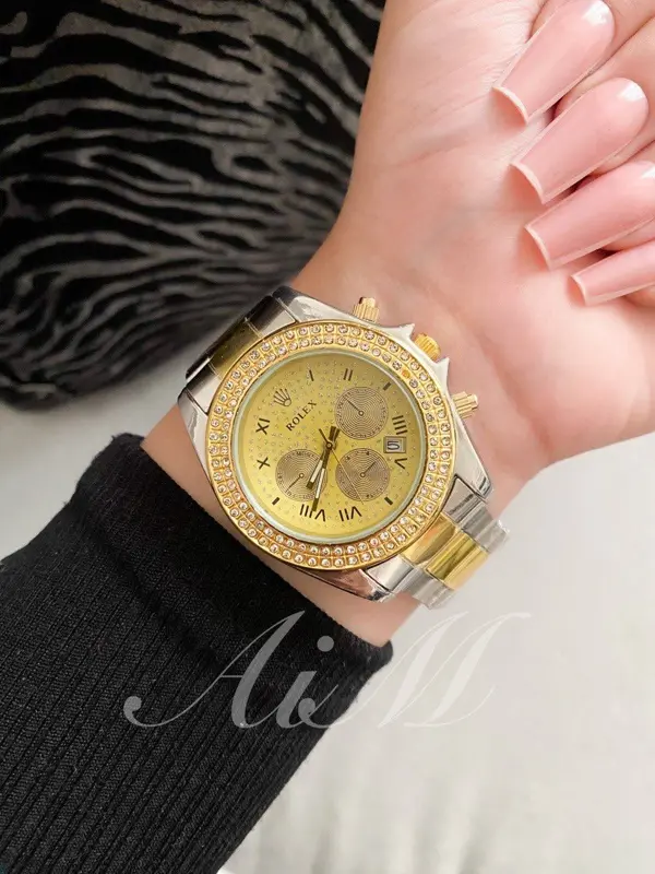 ساعة روليكس الكلاسيكية النسائية المصقولة