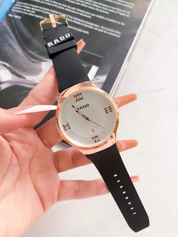 ساعة رادو فايبر بسوار رابر