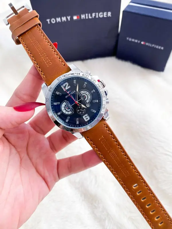 ساعة تومي ليجند جلد رجالي