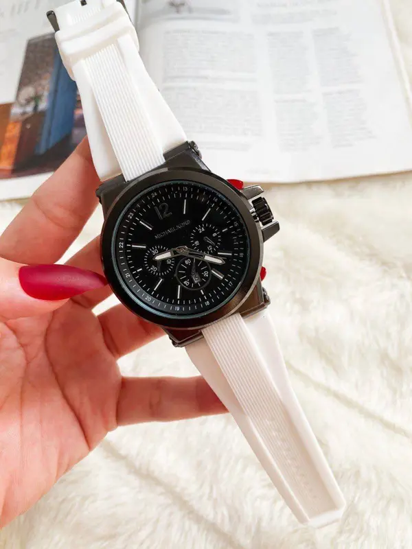 ساعة مايكل كورس رابر رجالي