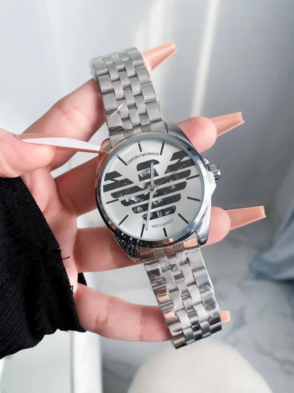 ساعة إمبوريو أرماني كلاسيك معدن رجالي