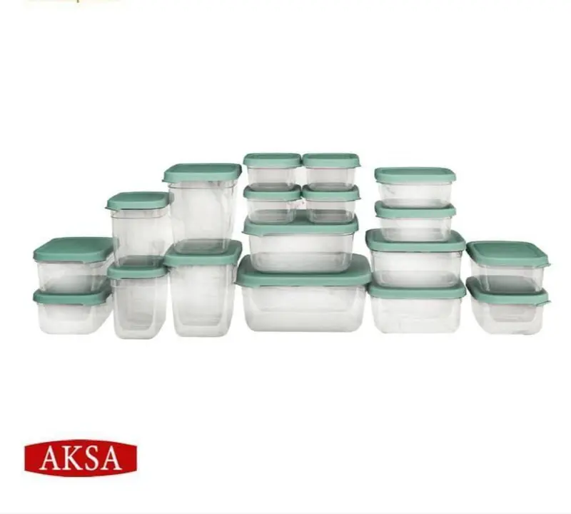 طقم حفظ الطعام الذكي "أكسا" الـ 18 قطعة متعدد الأغراض والآمن تمامًا