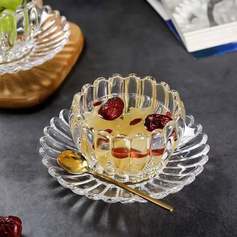 طقم الخشاف الكريستالي الفاخر "جولدن مايسترو" 12 قطعة بلون عسلي