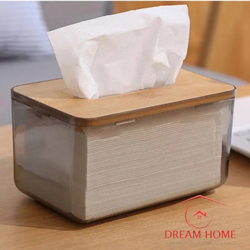 علبة "إليجانس" الأكريليك بغطاء خشبي فاخر