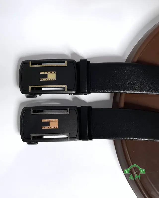 حزام تومي هيلفيغر رجالي بجلد بوجهين