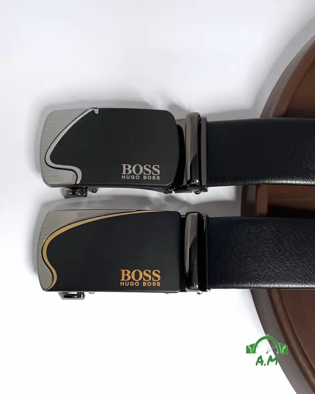 حزام بوس رجالي بوجهين بتصميم أنيق