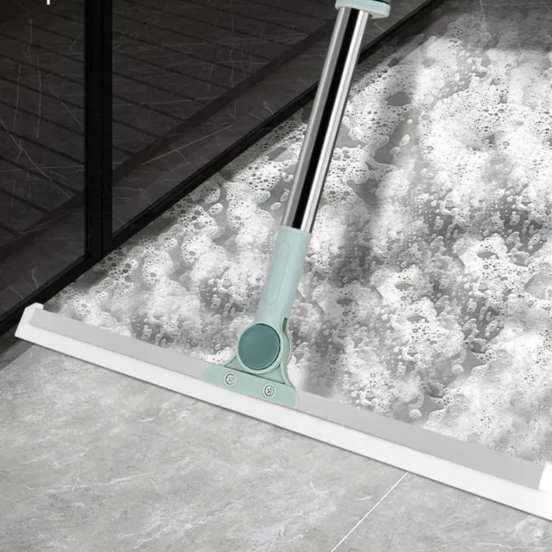 مساحة أرضيات وزجاج متعددة الاستخدامات بمقبض استانلس