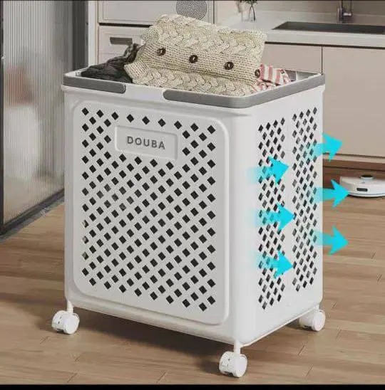 باسكت غسيل بابلي المتطور مع العجلات