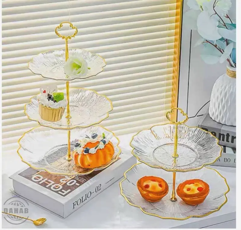 شاندلير الفاكهة الزجاجي الذهبي المذهل