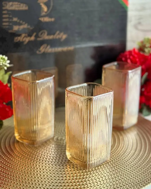 طقم شوب كريستالي - 6 قطع