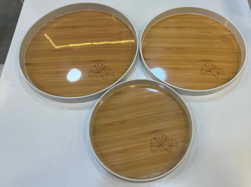 طقم صواني تقديم ميلامين