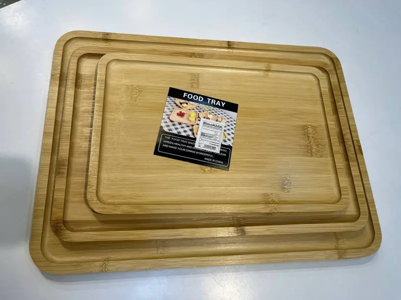 طقم صواني ايكيا خشب