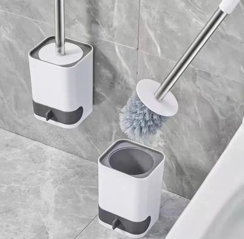 فرشاة تواليت سليكون بخزان