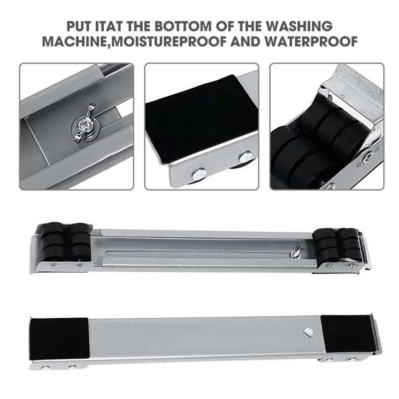 قاعدة غسالة متحركة ومتعددة الاستخدامات (2 قطعة)