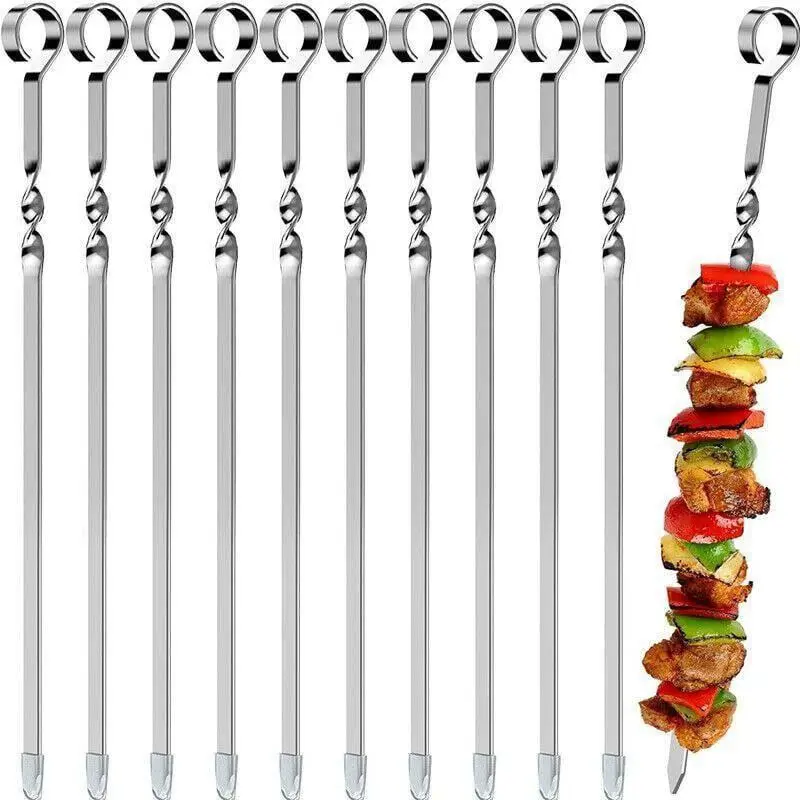 أسياخ شواء سوري جامبو (6 قطع استانلس)