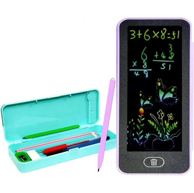 مقلمة 2 في 1 الذكية مع شاشة كتابة رقمية مدمجة